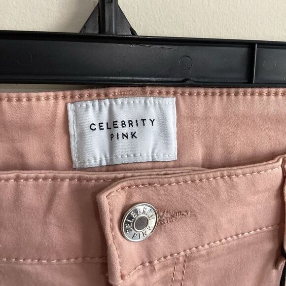 Celebrity Pink Women’s/Juniors Straight Leg Rose Pink Colored Jean Size 13/30 - Picture 4 of 9